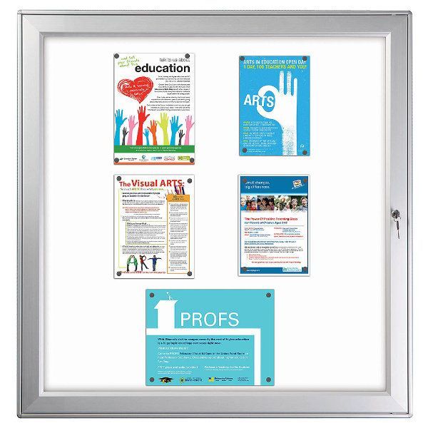 12x(8.5×11) Premium Magnetic Bulletin Board Outdoor Use – Displays Outlet – Online Signs Retailer