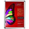 18x24 Snap Poster Frame - 1.25 inch Silver Profile, Round Corner