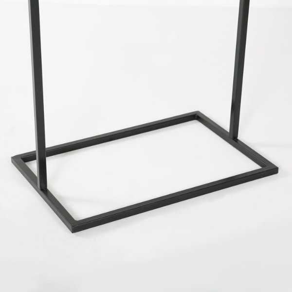 22″w x 70″h Metal Poster Display Stand with 1 Tier Black