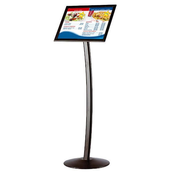 Pedestal Sign Holder Restaurant Menu Board Floor Standing 8.5×11 Black –  Displays Outlet – Online Display Signs Retailer