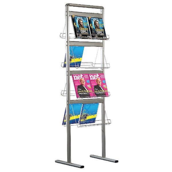 Brochure Set 8 x 2 * (8.5″w x 11″h) Capacity Standing Double Sided –  Displays Outlet – Online Display Signs Retailer