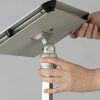 iPad Stand Extendable Kiosk Silver Aluminum Cover iPad2 iPad3