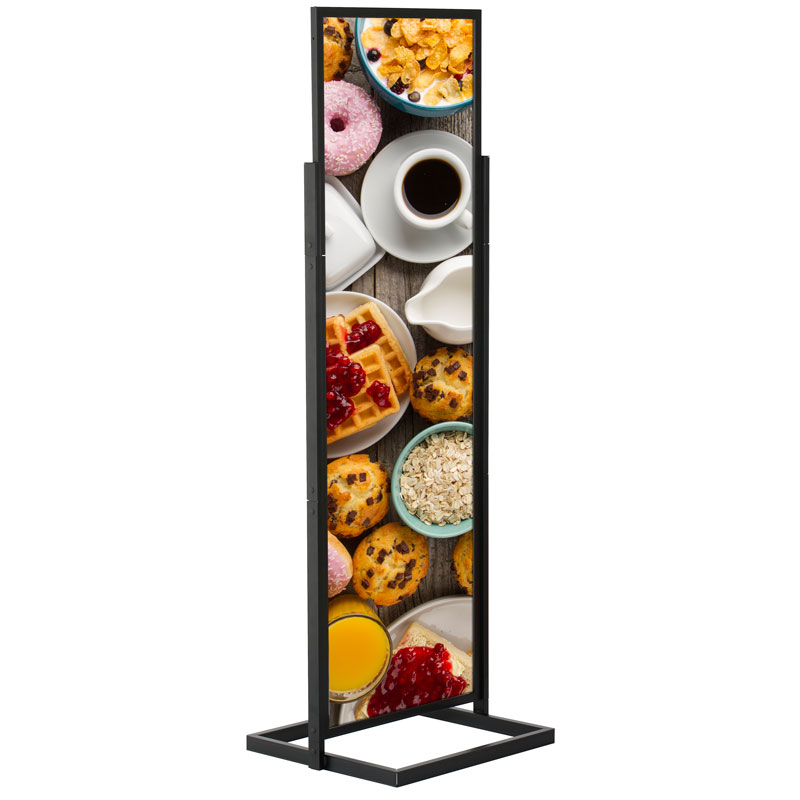 22″w x 69″h Portable Eco Infoboard Display Stand Black – Displays Outlet –  Online Display Signs Retailer