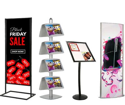 Poster Display Stands & Sign Stands