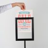 Floor-Sign-Stand-Holder-With-Telescoping-Pole-Black-Double-Sided-Slide-In-Frame-8.5x11