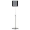 Floor-Sign-Stand-Holder-With-Telescoping-Pole-Black-Snap-Frame-8.5x11-16