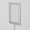 Floor-Sign-Stand-Holder-With-Telescoping-Pole-Silver-Double-Sided-Slide-In-Frame-11x17