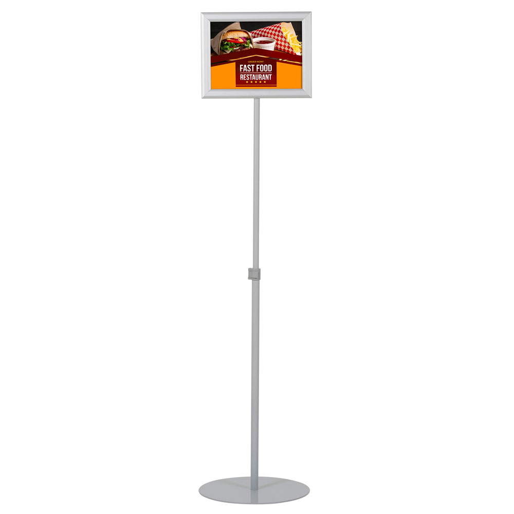 GSOW Sign Stand for Display, Retractable Poster Board Stand Double-Sided  Banner Stand Tripod, Foldable Floor Standing Sign Holder Adjustable Stand  Up