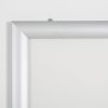 Portable 1.77 Snap Frame, mitred, 27x40, silver, white backing, clear cover-18