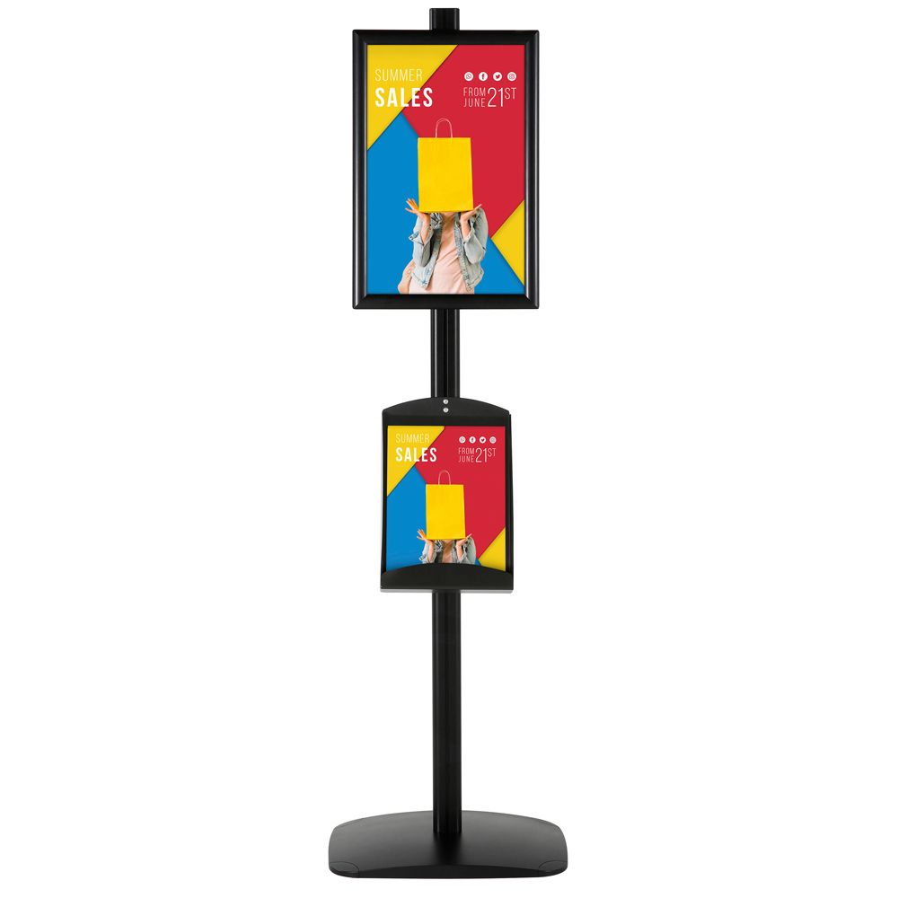 11X17 Floor Display Stand /w 8.5×11 Metal Tray Black – Displays Outlet –  Online Display Signs Retailer