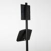 free-standing-stand-in-black-color-with-1-x-8.5x11-frame-in-portrait-and-landscape-and-2-x-5.5x8.5-steel-shelf-single-sided-14