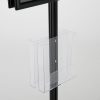 free-standing-stand-in-black-color-with-2-x-11X17-frame-in-portrait-and-landscape-and-2-x-8.5x11-clear-pocket-shelf-double-sided-8