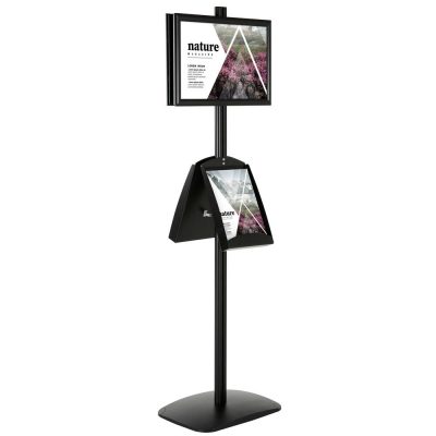 Free Standing Stand In Black Color