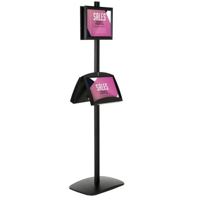 Free Standing Stand In Black Color