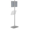 free-standing-stand-in-silver-color-with-1-x-11X17-frame-in-portrait-and-landscape-and-1-2-x-8.5x11-clear-shelf-in-acrylic-single-sided-14