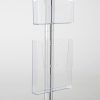 free-standing-stand-in-silver-color-with-1-x-8.5X11-frame-in-portrait-and-landscape-and-2-x-8.5x11-clear-pocket-shelf-single-sided-12