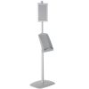 free-standing-stand-in-silver-color-with-1-x-8.5x11-frame-in-portrait-and-landscape-and-1-x-8.5x11-steel-shelf-single-sided-14