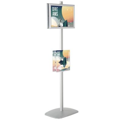 Free Standing Stand In Silver Color