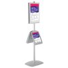 Free Standing Stand In Silver Color