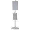 free-standing-stand-in-silver-color-with-2-x-11X17-frame-in-portrait-and-landscape-and-2-x-8.5x11-steel-shelf-double-sided-10