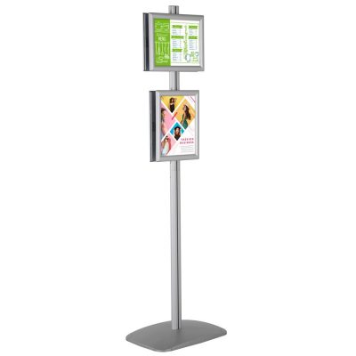 Free Standing Stand In Silver Color