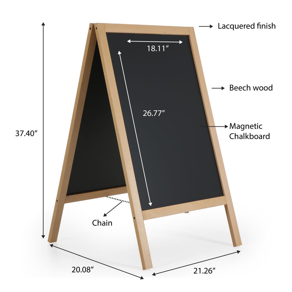 HC1831236 - Millhouse Outdoor Freestanding Large Easel - Chalkboard