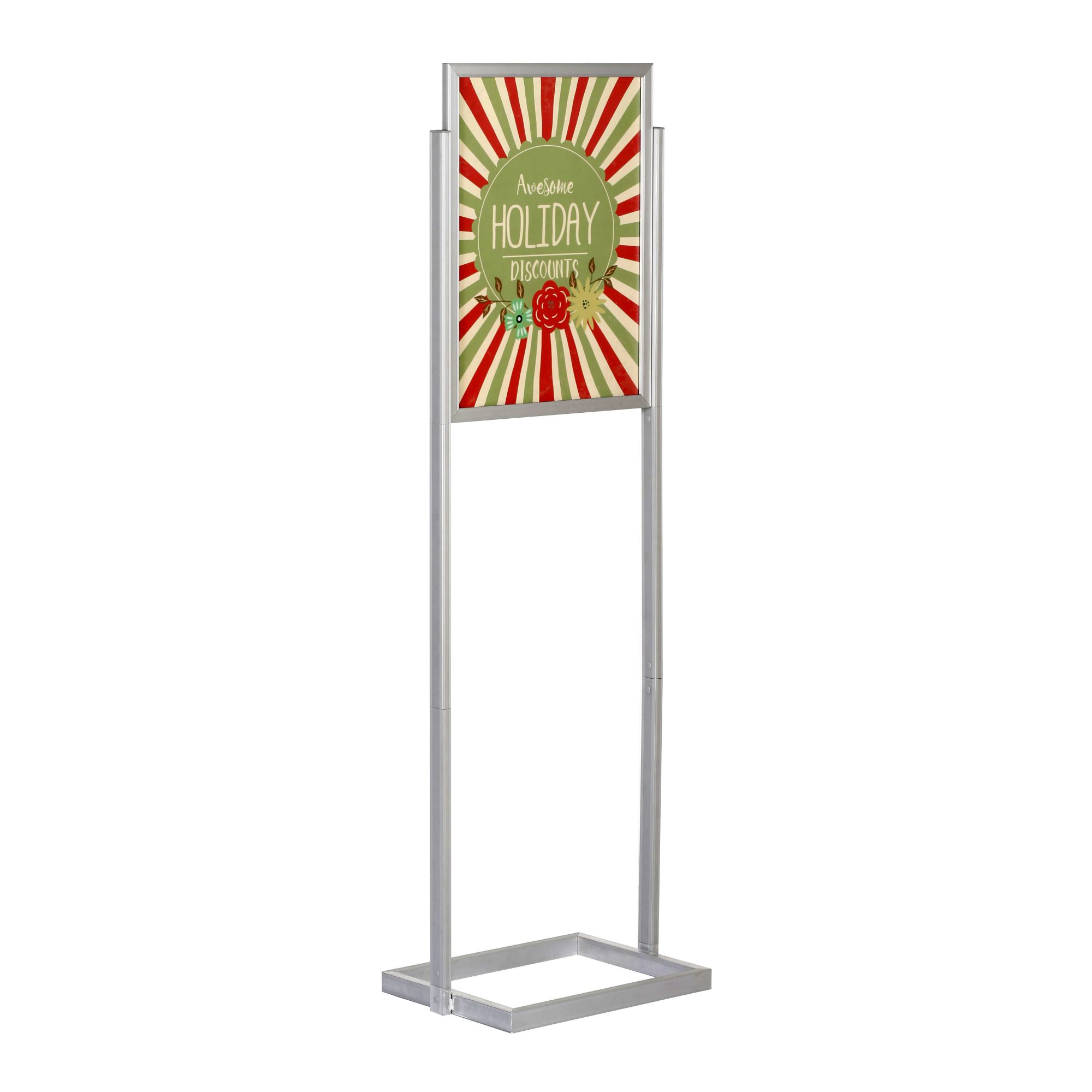 Pedestal Floor Stand Double-sided Poster Floor Stand Sign Holder